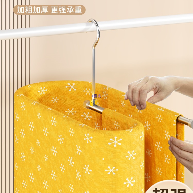2026晒被子螺旋式不锈钢晾衣架家用阳台晾晒被套床单被罩衣架