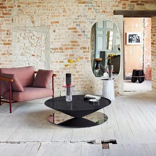 FLOAT锥园形茶几漂浮飞碟系列金属客厅咖啡桌 CHANCE 设计师款