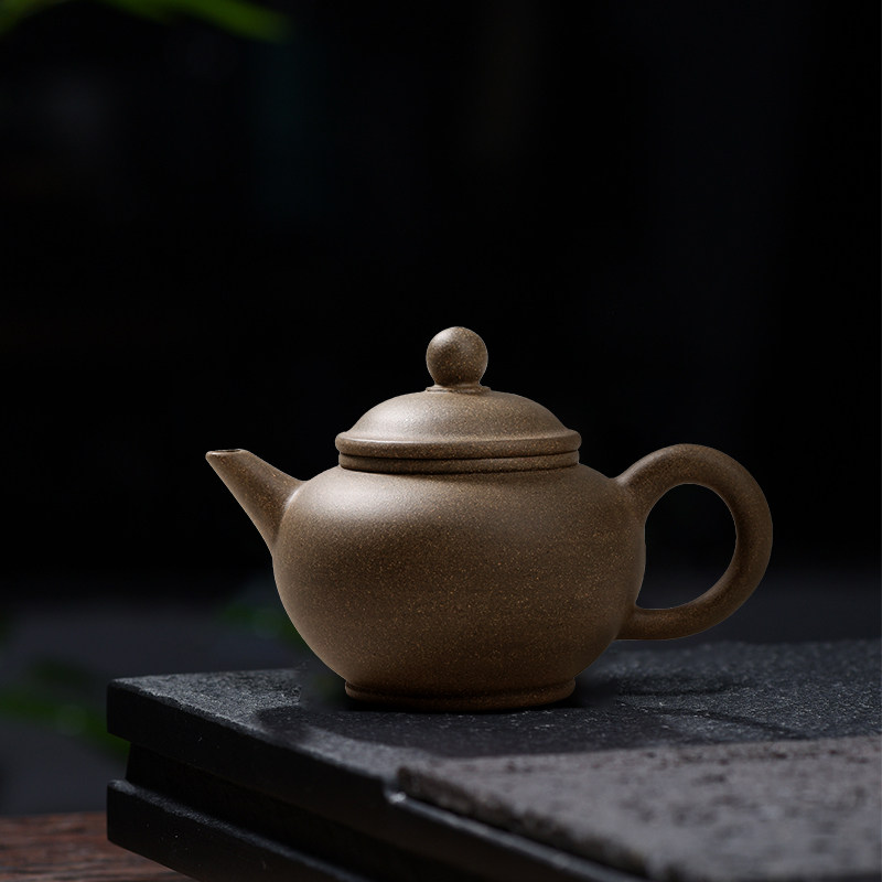 物典大家原矿天青泥紫砂壶全手工泡茶壶单壶茶具功夫茶壶水平壶