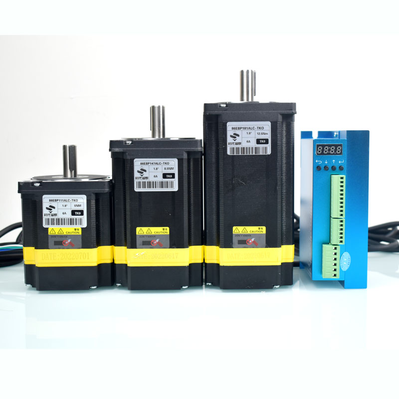 86闭环步进电机套装8.5n.m12n.m含伺服驱动器86速闭环伺服数显