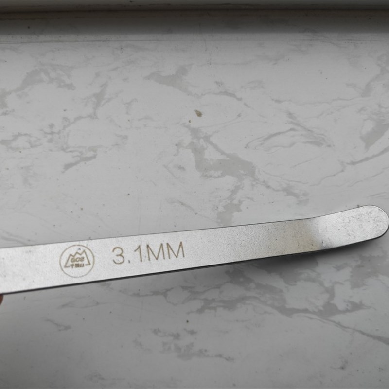 潍柴大车塞尺锡柴康明斯福康华菱汉马解放不锈钢调气门间隙尺2.15