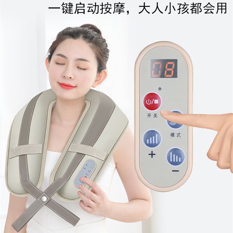 大电机劲道捶打按摩披肩颈椎按摩器捶背部腰部肩膀捶打颈部按摩仪