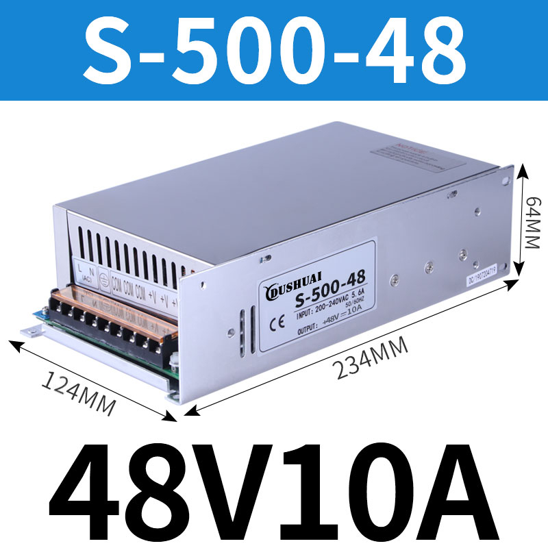 MS/S-500-24V20A直流12V40A集中供电36伏48开关电源600W800W1000W