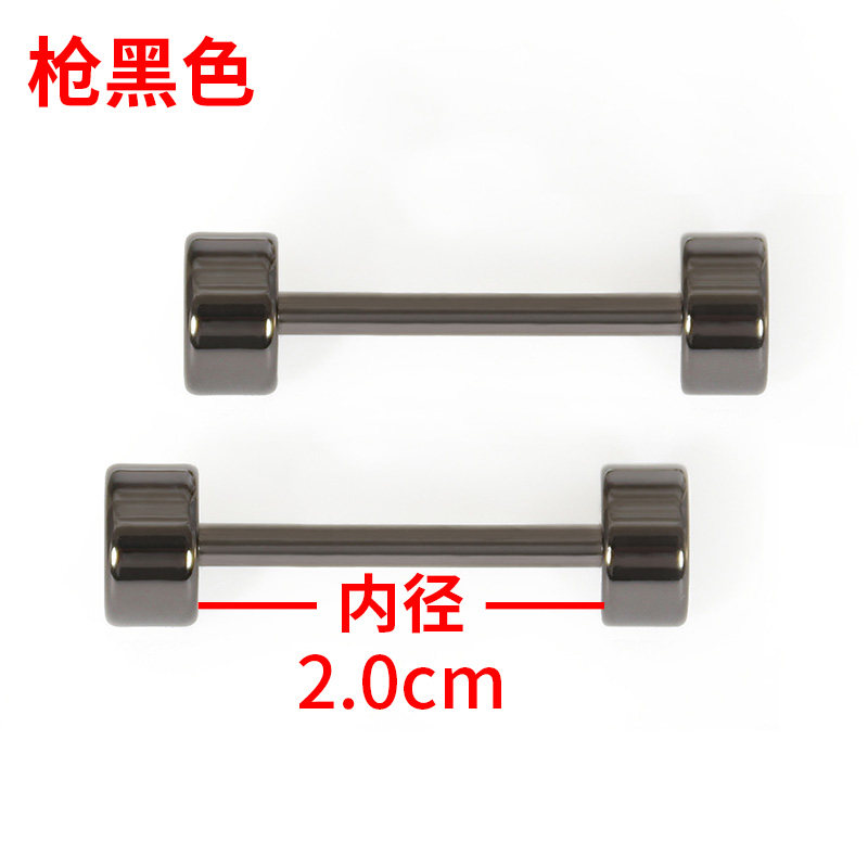 哑铃包扣五金配件男包女包金属五金配饰螺丝包扣钉扣皮包金属配件