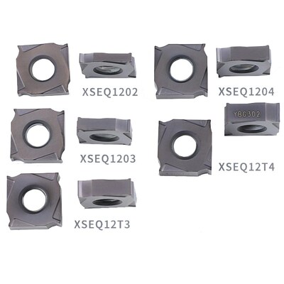 株洲三面刃数控铣刀片XSEQ1204 1203 1202 12T3 12T4 YBG302铣槽