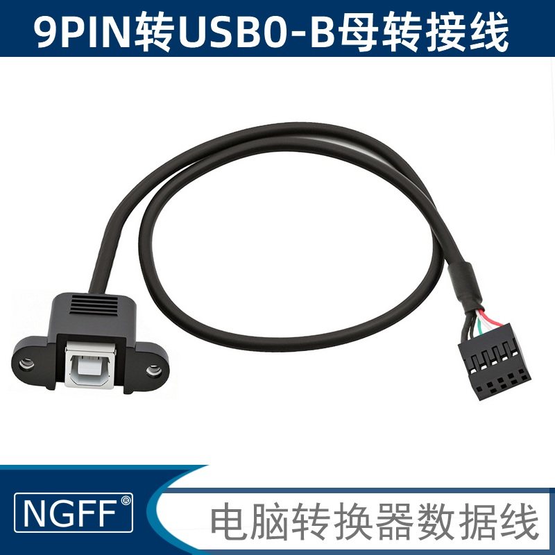 转接线NGFF黑色9P转B母