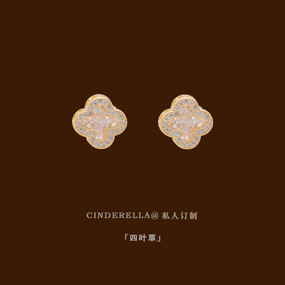 锆石耳夹小众轻奢高级感