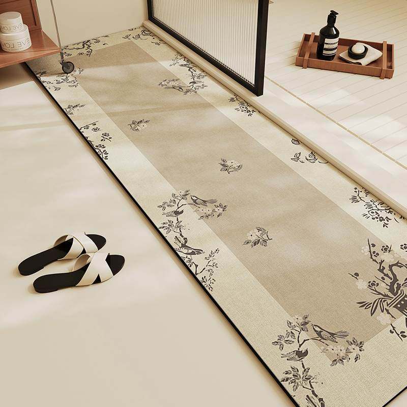 中古风吸水浴室地垫户外庭院防摔地毯长条硅藻泥软垫卫生间防滑垫,个性定制/设计服务/DIY,地毯/地垫定制,淘宝优惠券,粉丝福利购,淘宝优惠卷