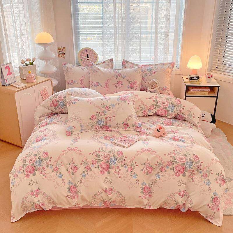 纯加厚磨毛棉床上四件套亲肤斜纹棉宿舍三件套水洗棉床单被套,床上用品,学生床品套件,淘宝优惠券,粉丝福利购,淘宝优惠卷