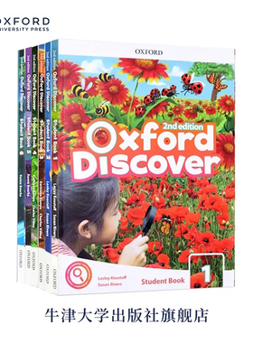 正版牛津oxford discover 1/2/3/4/5/6级教材 牛津探索发现系列 少儿英语学习 适合9-15岁 od新版教材 第二版 含在线练习 英文原版
