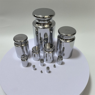 M1级不锈钢镀铬500g校准电子秤天平称标准套装砝码3公斤2kg小法码