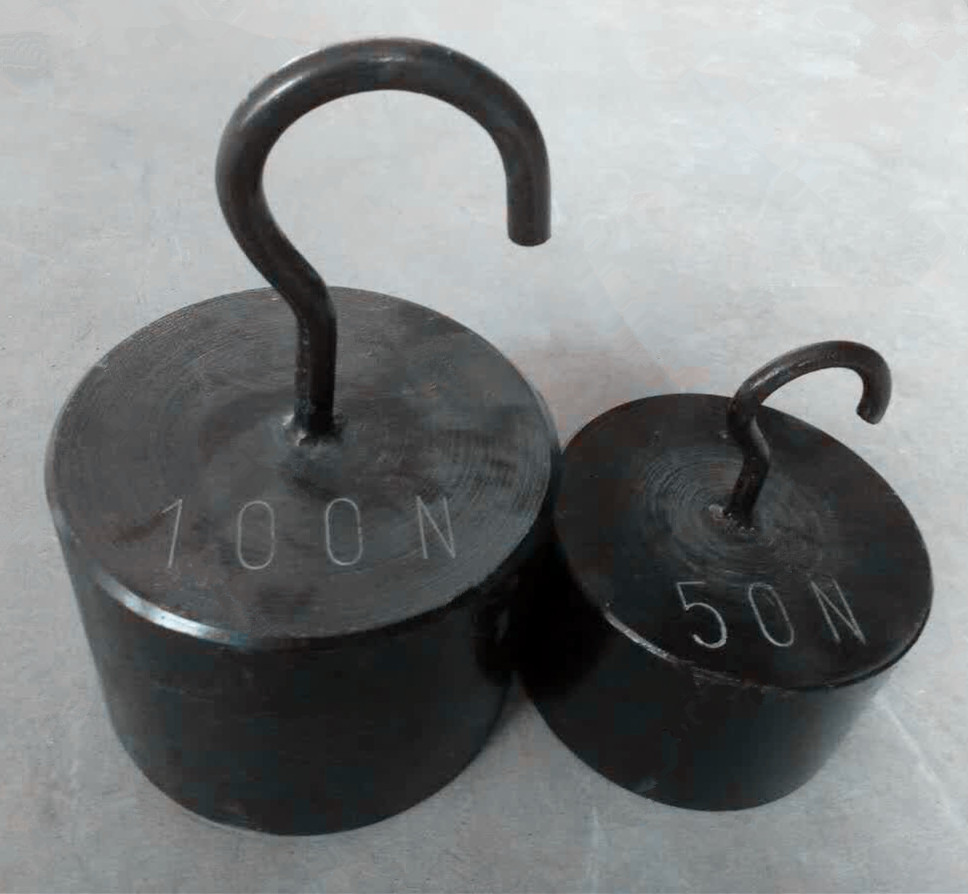 500N单钩铸铁砝码定制100N牛顿