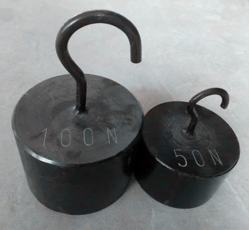 500N单钩铸铁砝码定制100N牛顿