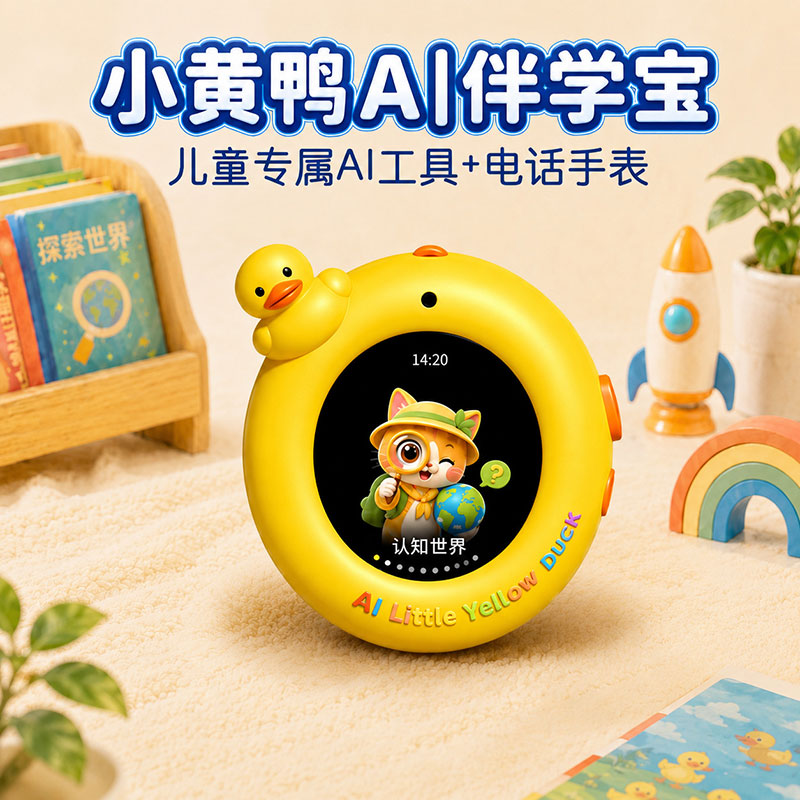 AI英语口语陪练机ai伴学宝AI对话智能体通话定位手表玩具生日礼物