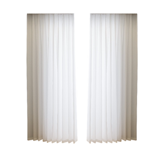 窗帘纱帘幻影纱透光不透人白色纱帘卧室阳台金刚纱帘遮光防晒纱帘