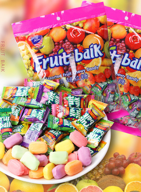 马来西亚进口ADM水果糖果超软糖果汁软糖VITORY见老阴正夫观