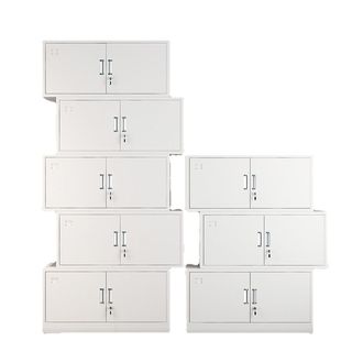 定制分体五节柜铁皮柜文件柜档案柜资料柜凭证柜办公室钢制储物柜