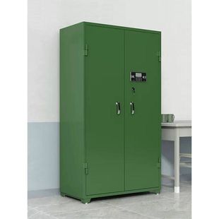 智能加厚枪柜弹药柜装备保管柜钢制器械柜军绿色手枪柜武器存放柜