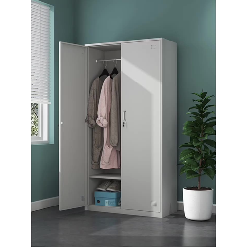 更衣柜员工宿舍更衣室铁皮柜钢制带锁储物柜健身房浴室存包柜鞋柜