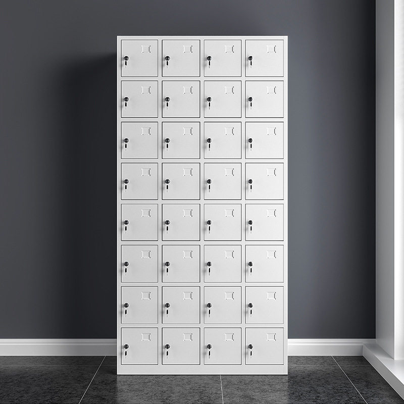 32门储物柜员工更衣柜铁皮柜工厂车间鞋柜碗柜多门带锁寄存包柜,商业/办公家具,办公储物柜,淘宝优惠券,粉丝福利购,淘宝优惠卷