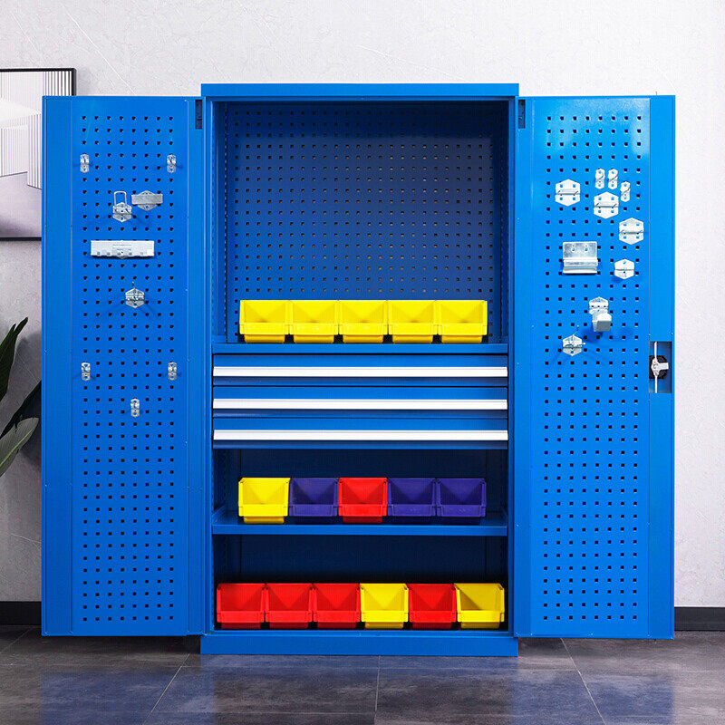 加厚重型五金工具柜铁皮柜车间多功能工厂汽修双开门抽屉式收纳柜,商业/办公家具,办公储物柜,淘宝优惠券,粉丝福利购,淘宝优惠卷