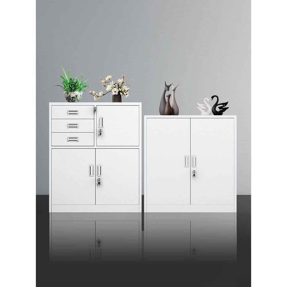 铁皮柜文件柜办公室资料柜家用多抽储物柜带锁矮柜工具柜阳台柜子,商业/办公家具,办公储物柜,淘宝优惠券,粉丝福利购,淘宝优惠卷