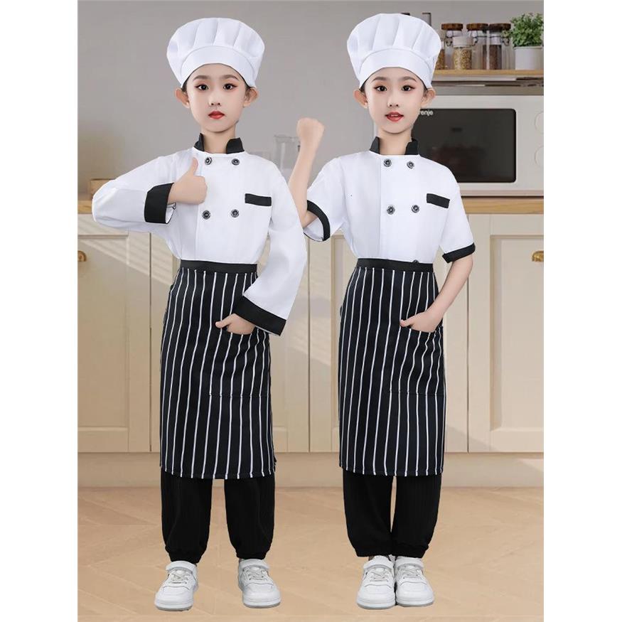 儿童厨师服套装幼儿园手