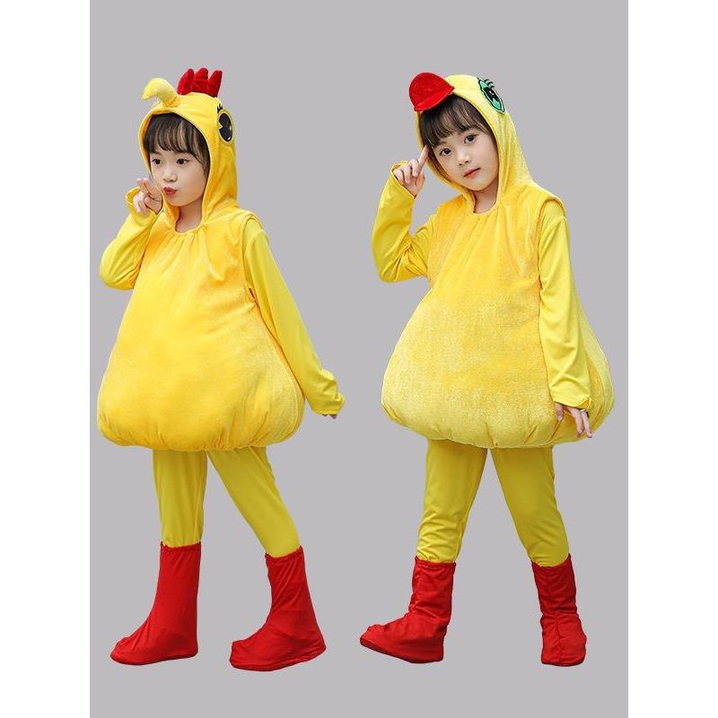 儿童动物服小鸭子小鸡表
