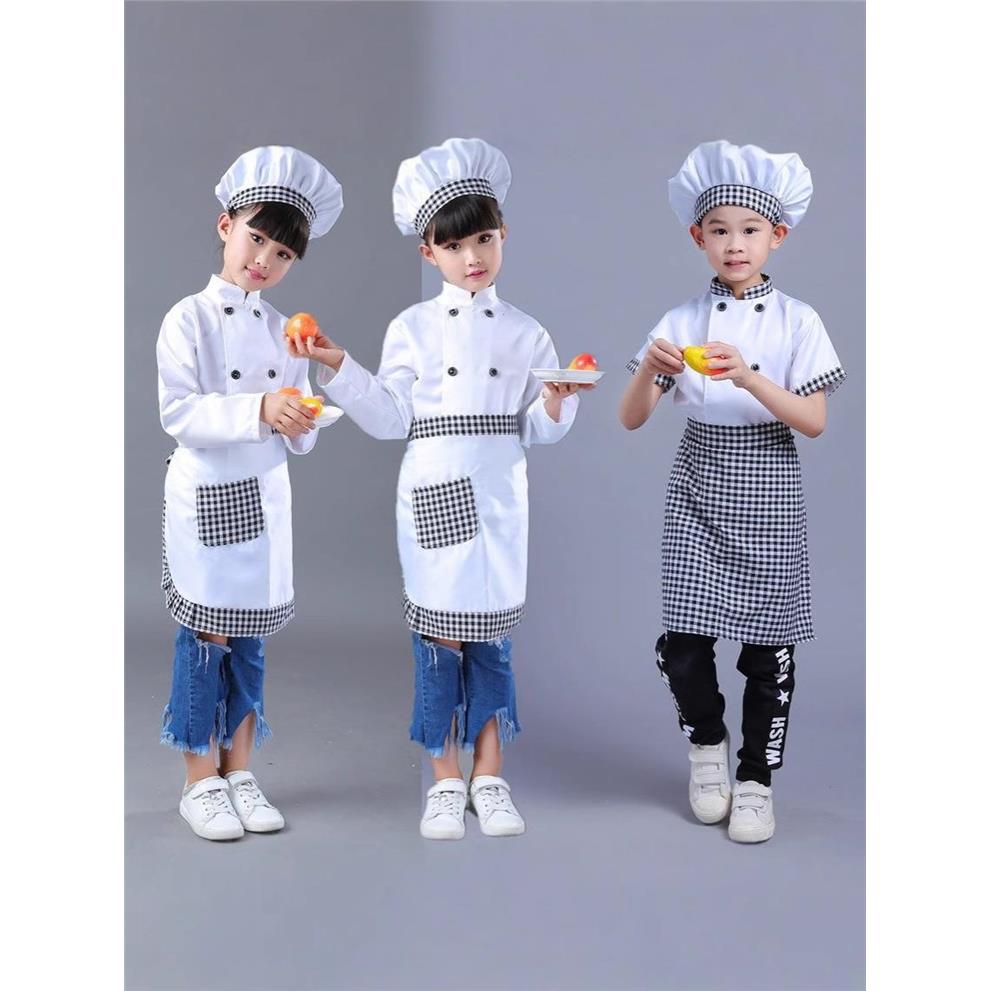 六一亲子厨师服演出服儿