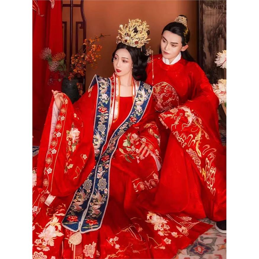 明制汉服婚服重工刺绣男