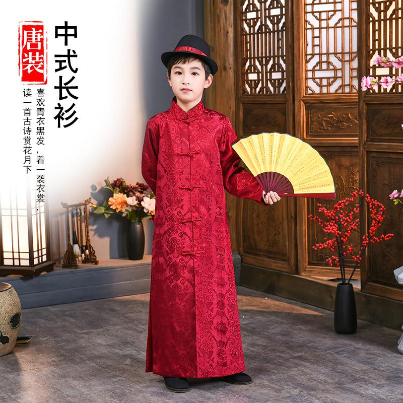 儿童重视演出服民国学生
