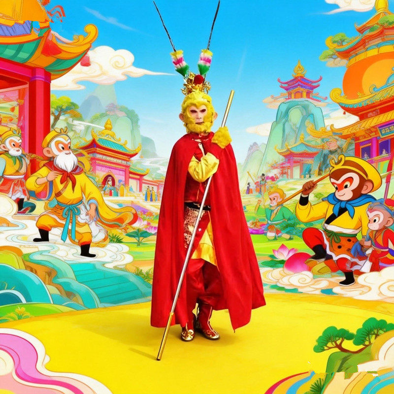 成人齐天大圣套装孙悟空