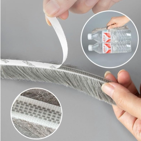 门窗密封毛条穿槽式防撞条