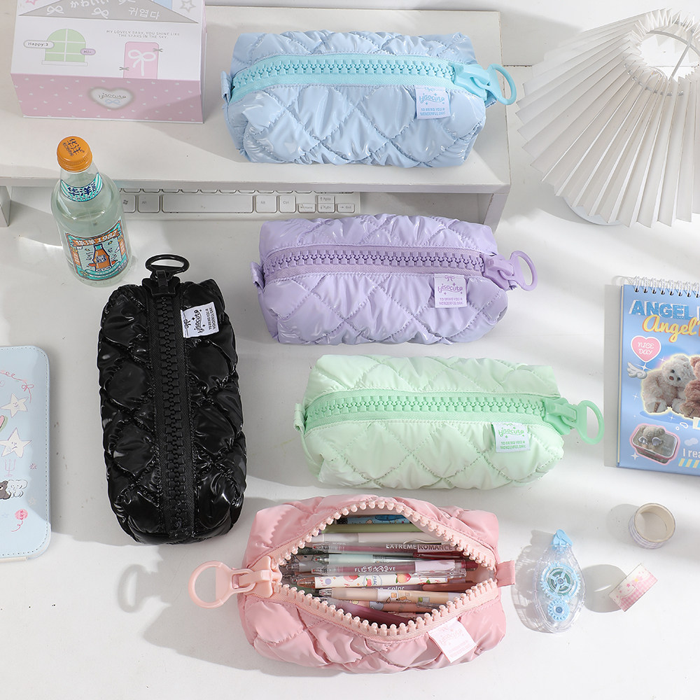 大粗齿拉链笔袋高颜值少女糖果色笔袋软乎乎学生文具收纳袋大拉链,文具电教/文化用品/商务用品,笔袋,淘宝优惠券,粉丝福利购,淘宝优惠卷