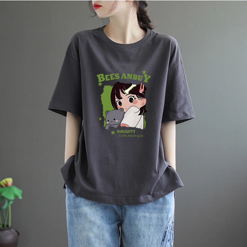 特价清仓爆款样衣便宜女装新品t恤女夏纯棉宽松全棉夏天春秋内搭