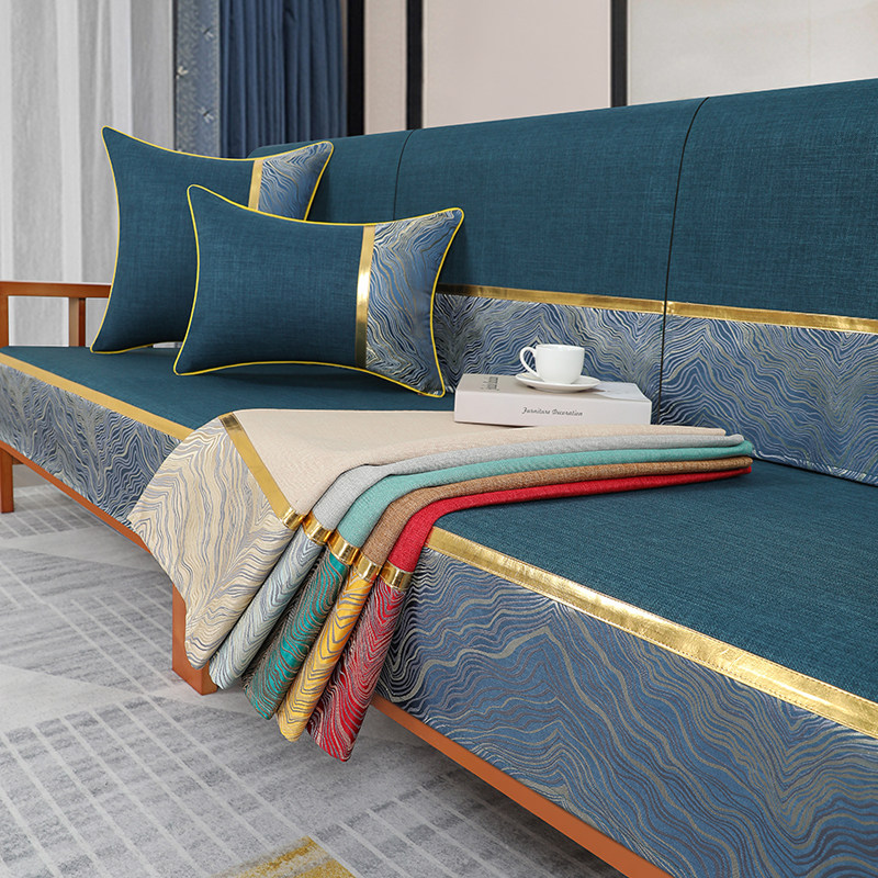 沙发垫四季通用防滑沙发巾现代新中式高档实木冬季套罩靠背巾盖布,居家布艺,沙发垫,淘宝优惠券,粉丝福利购,淘宝优惠卷