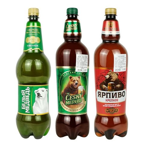 俄罗斯原装进口啤酒白熊