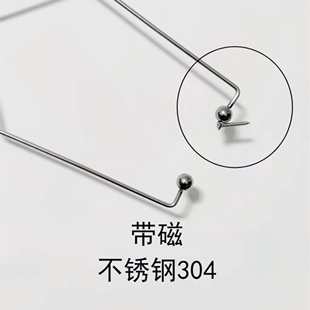 腹背夹卡环点穴夹腹背夹304不锈钢穴位按摩腹背夹强磁穴位夹