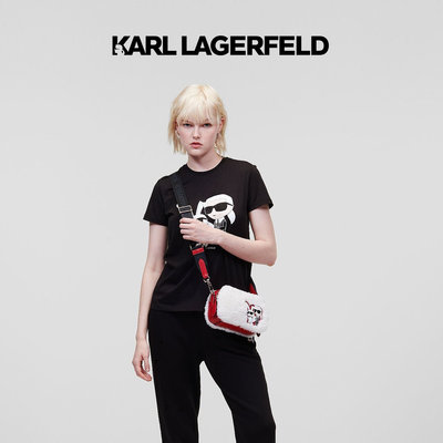 KARL LAGERFELD卡尔拉格斐2023春季新款女兔年T恤老佛爷230W1709