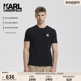 T恤男老佛爷E21N1706 短袖 LAGERFELD卡尔拉格斐2022夏新款 KARL