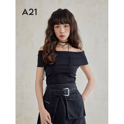 A21女装夏季T恤2024新款