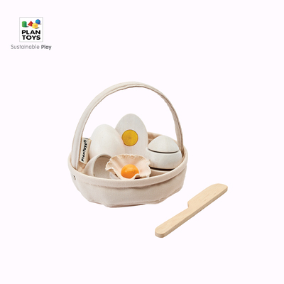 plantoys2610鸡蛋木玩益智