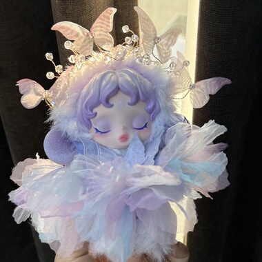 原创幻挚娃衣搪胶娃衣光织园sp二代娃娃蝴蝶发饰花朵裙子套装dimo