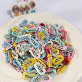 宠物马尔济斯发夹小型犬鼻梁夹狗狗发卡diy手工蝴蝶结可爱夹子