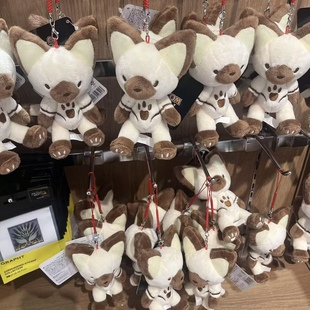 【现货】日本卡普空商店代购怪物猎人周边艾露猫坐姿毛绒挂件代购