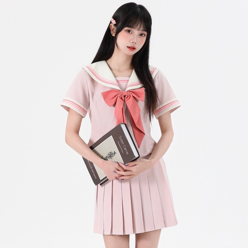 日系水手服学院风百褶短裙女