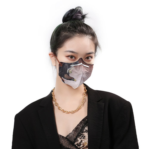香港Foison扶昇Kn95口罩3D立体外置时尚猛兽款透气高颜值瘦脸口罩