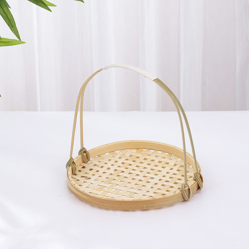 竹制品手工竹编小竹篮手提篮