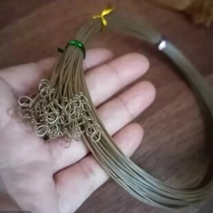 户外高强度枯草色鱼线替换圈备用圈单股0.8mm散装耐磨