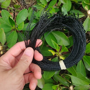 门套替换圈备用四股单圈备用鱼线圈鱼线枯草色黑色户外防风耐用